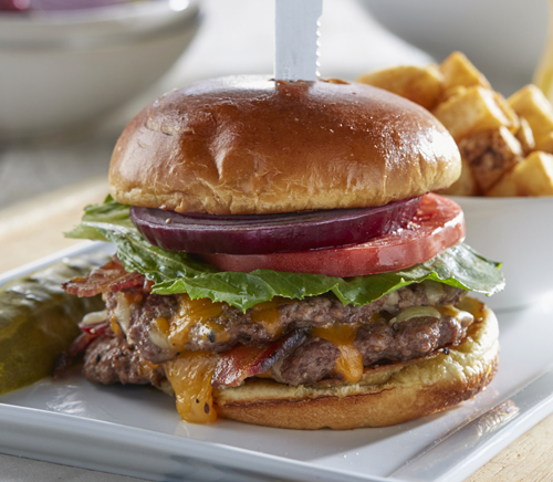 Another Broken Egg Cafe Classic Bacon Burger
